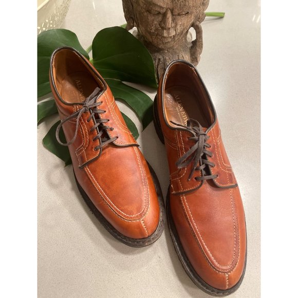 Allen Edmond Wilbert Split-Toe Lace-Up Oxford Sz 12 A - Picture 3 of 14